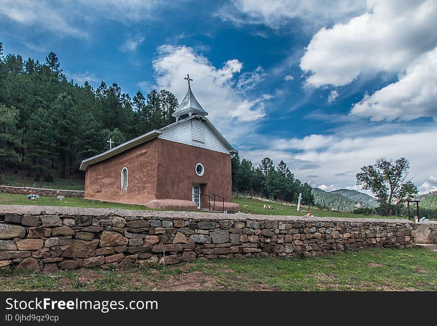 Church Under Blue Sky