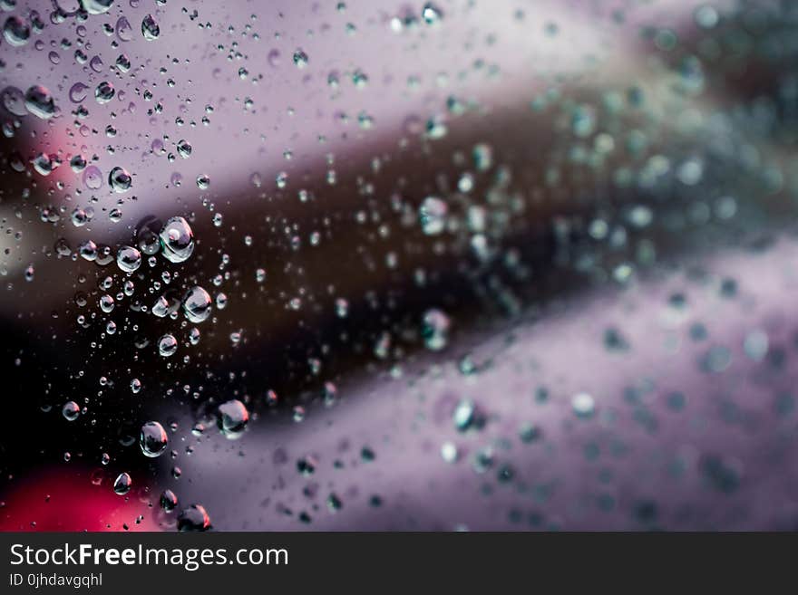 Macro Photography of Water Droplets