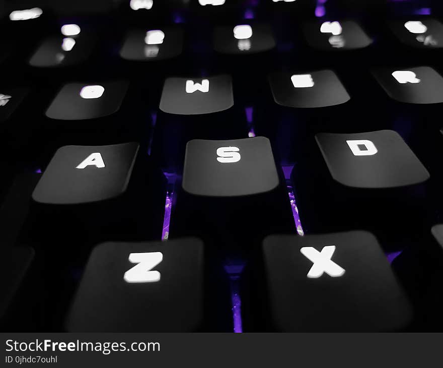 Closeup Photo of Computer Keyboard