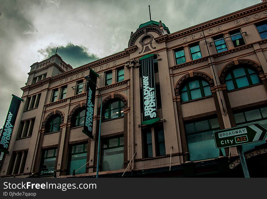 Low Angled Photography of Brown Building