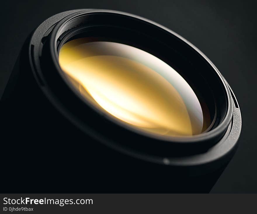 Photo of Black Camera Lens