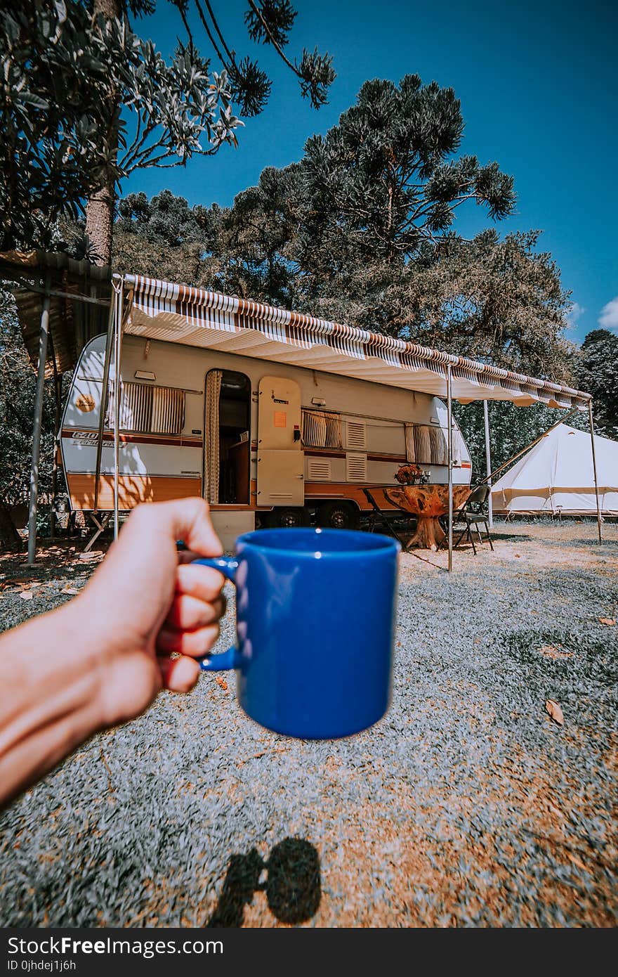 Blue Ceramic Mug