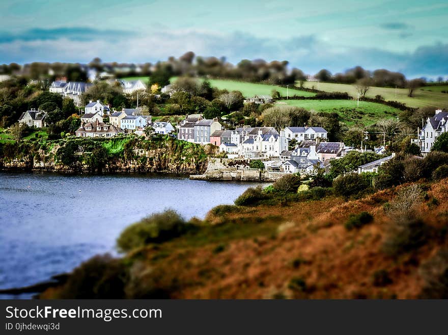 Houses Near Body of Water