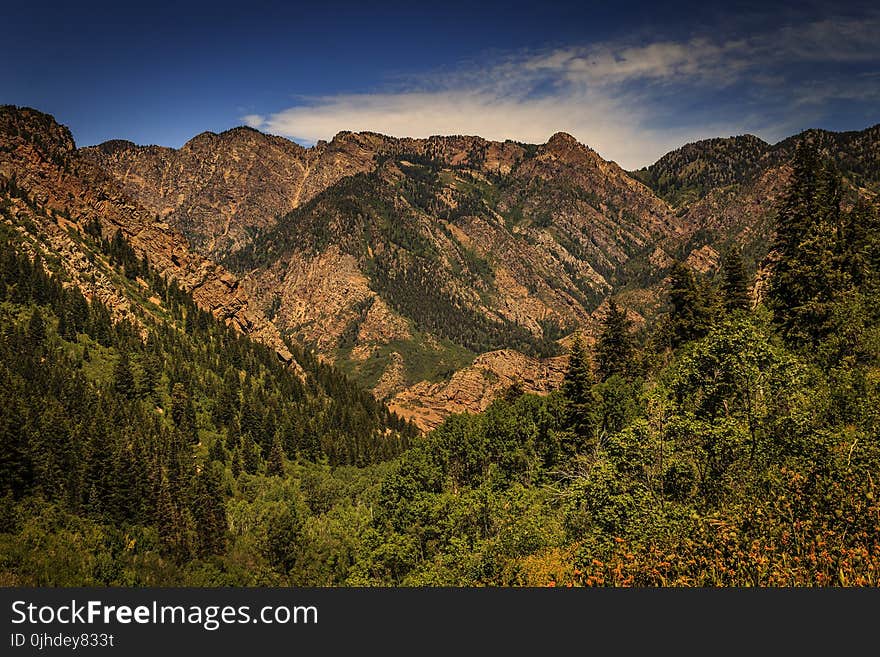 Brown Rocky Mountain Photo