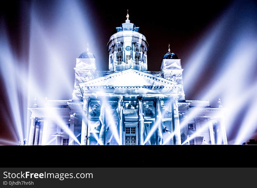 Photography of Illuminated Building at Night