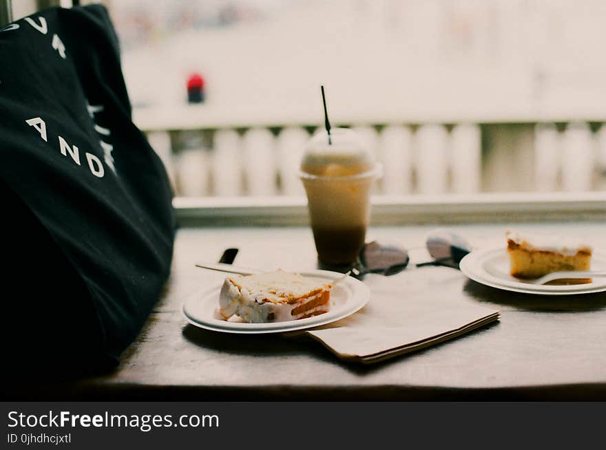 Pastry on White Plate