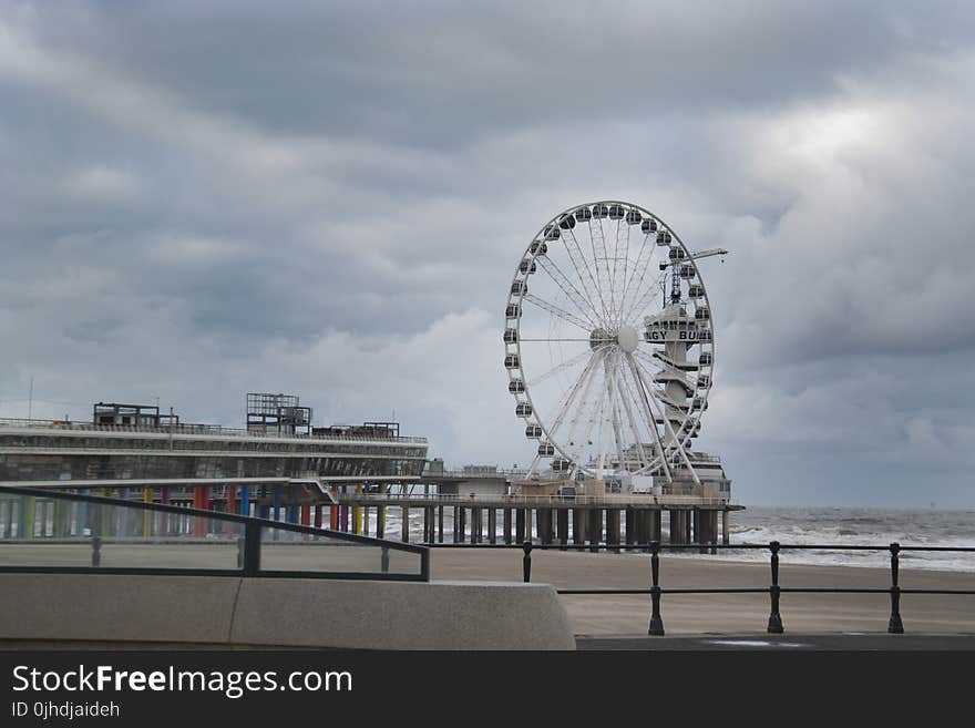 White Ferris Wheel