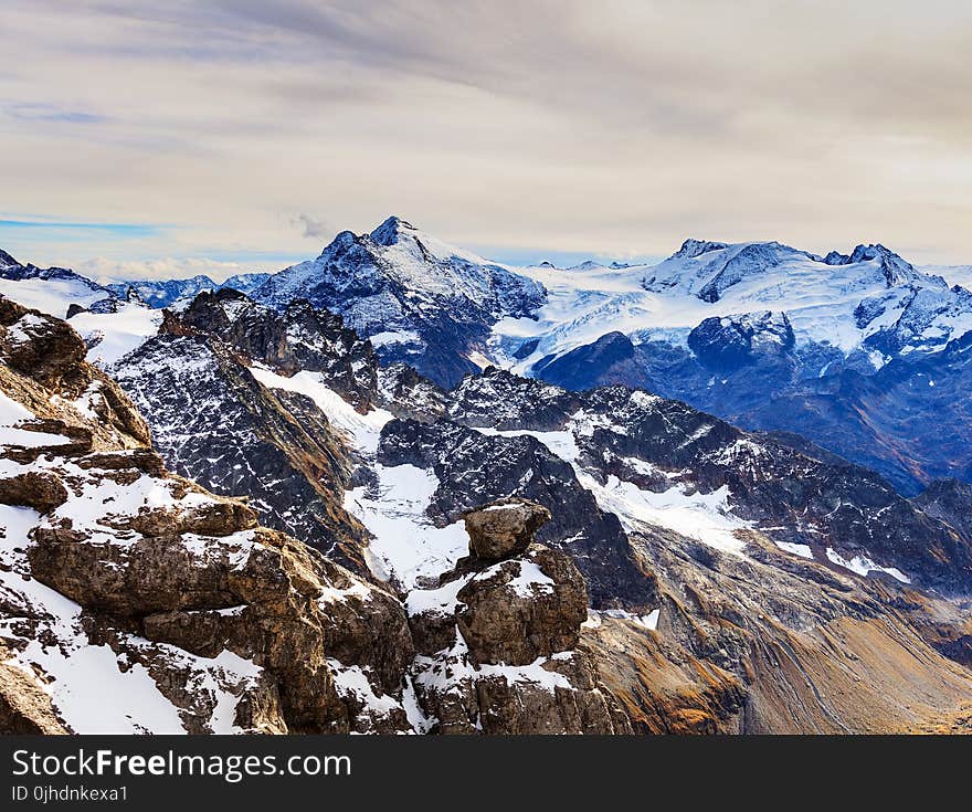 Photography of Snowy Mountains