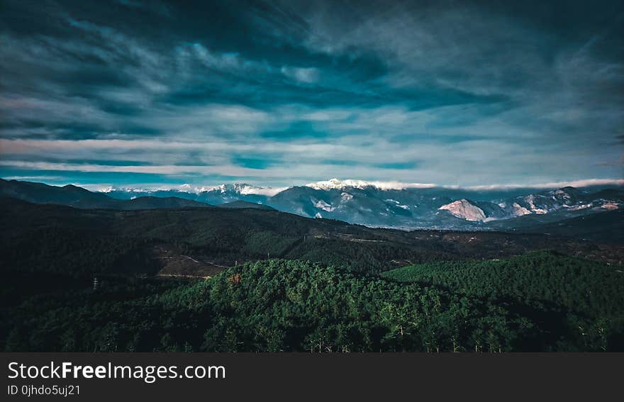 Landscape Photo of Green Mountains