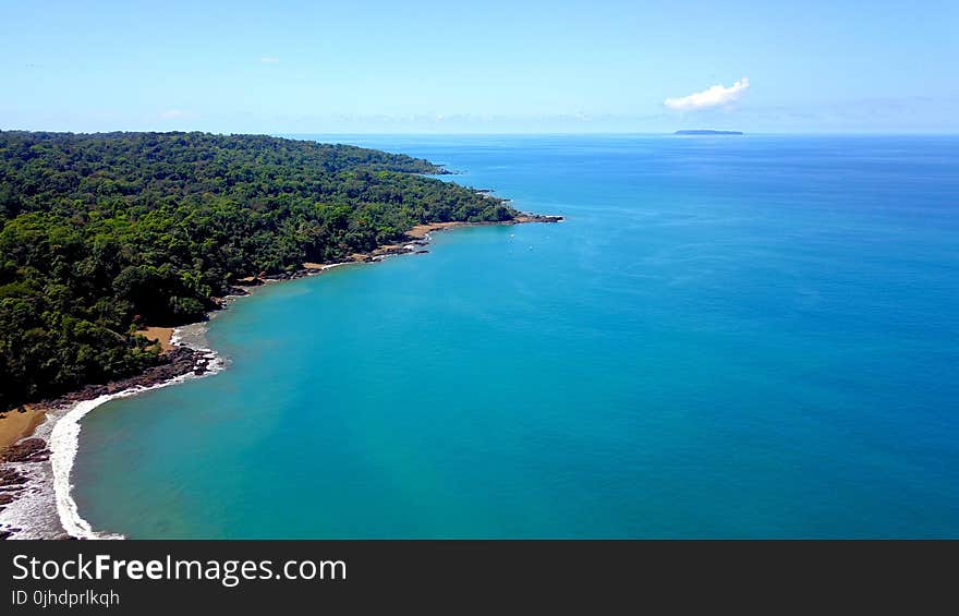 Aerial Photography of Body of Water