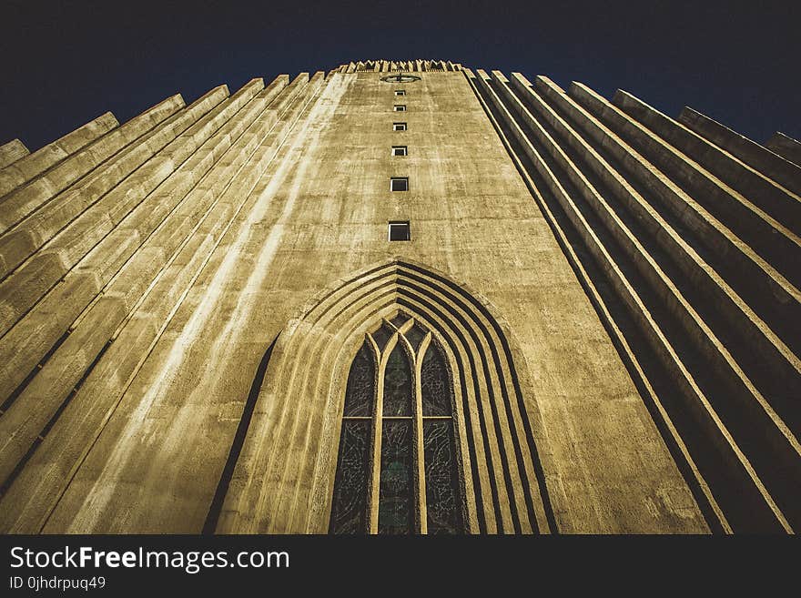 Low-angle Architectural Photo of Building