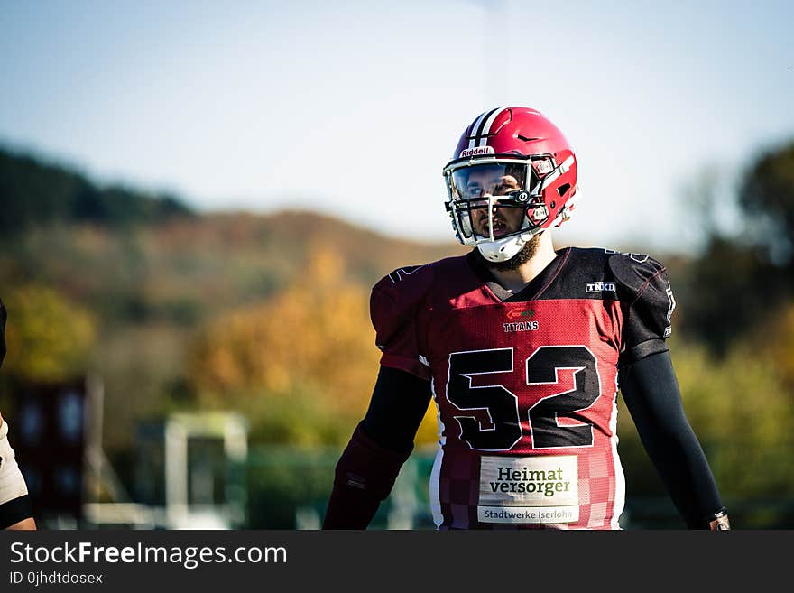 Selective Focus Photography of Football Player