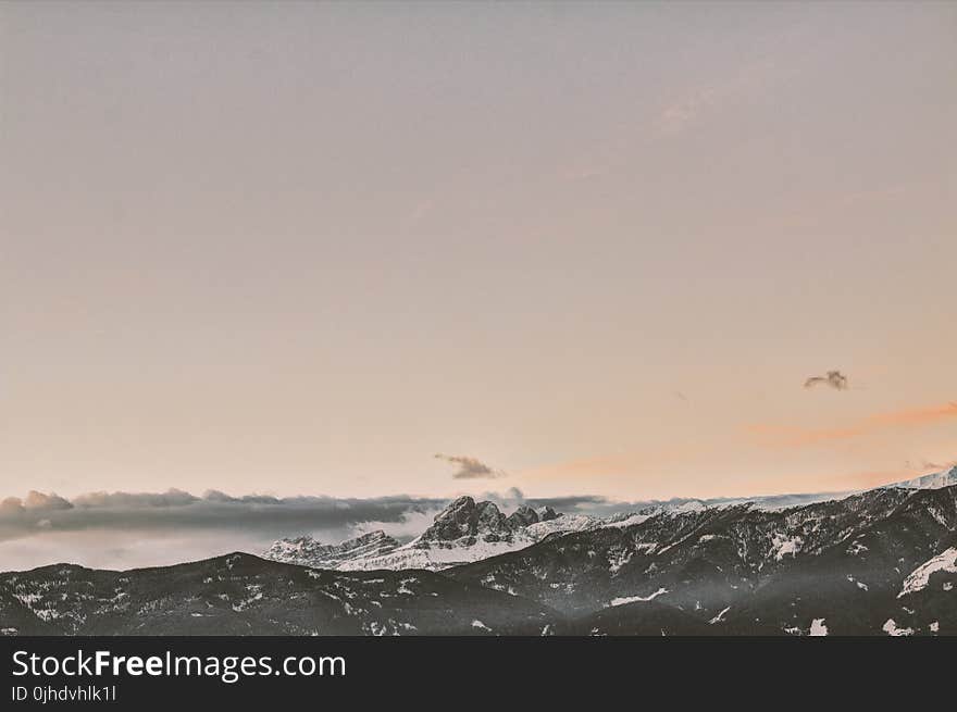 Photography of Mountains During Dusk