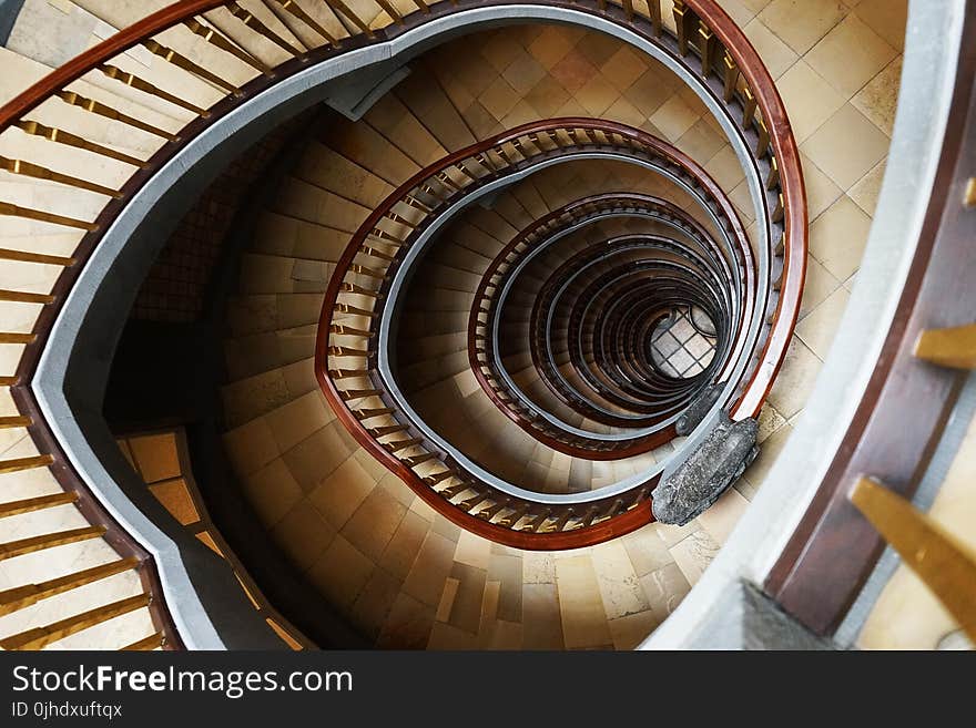 Brown Marble Stairs