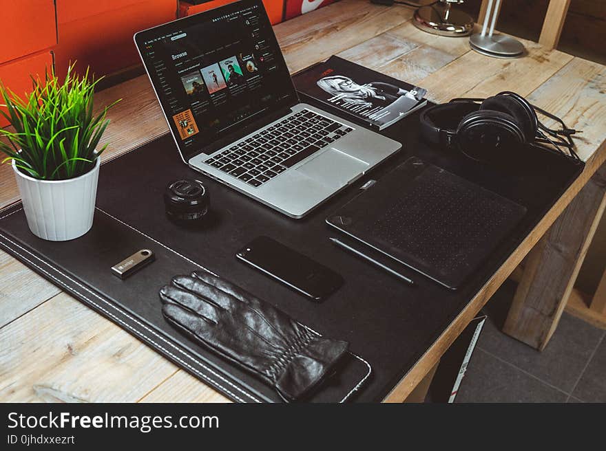 Macbook Pro on Desk