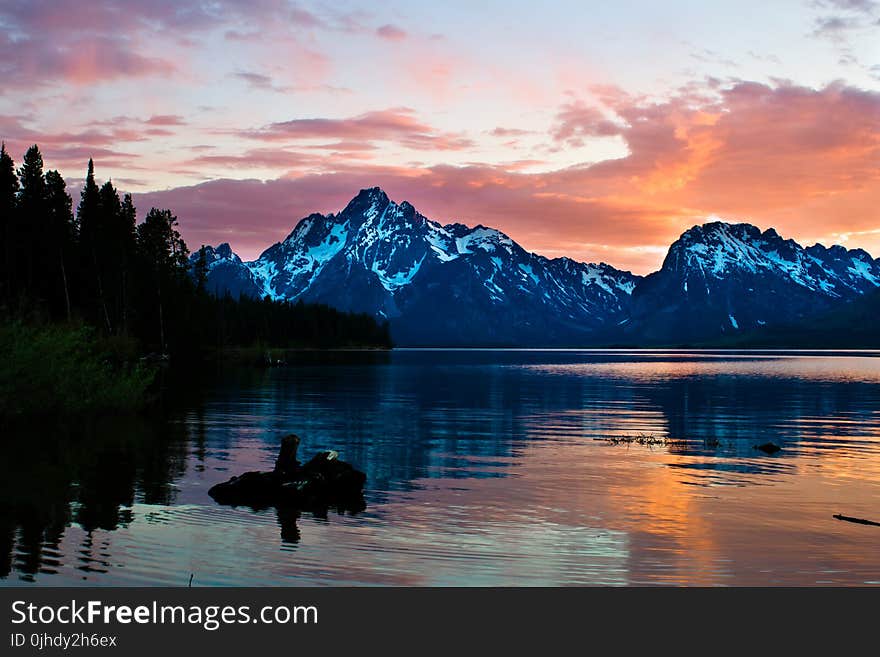 Photography of Mountains During Dusk