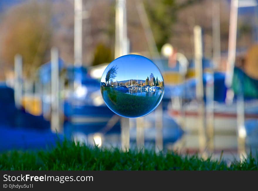 Close-Up Photography of Crystal Ball