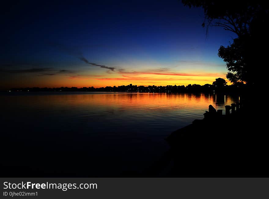 Photo of Lake during Golden Hour