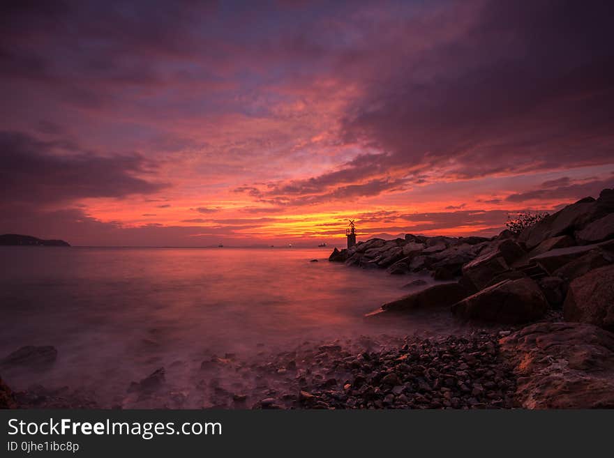 Photography of Body of Water during Golden Hour