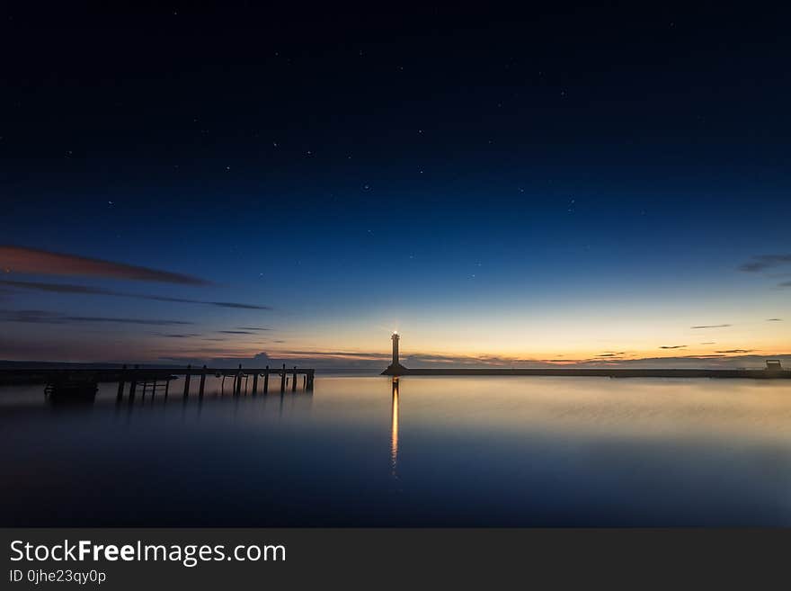 Calm Ocean Panoramic Photography