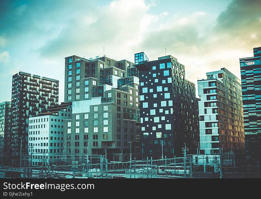 Photography of Assorted-color High Rise Building