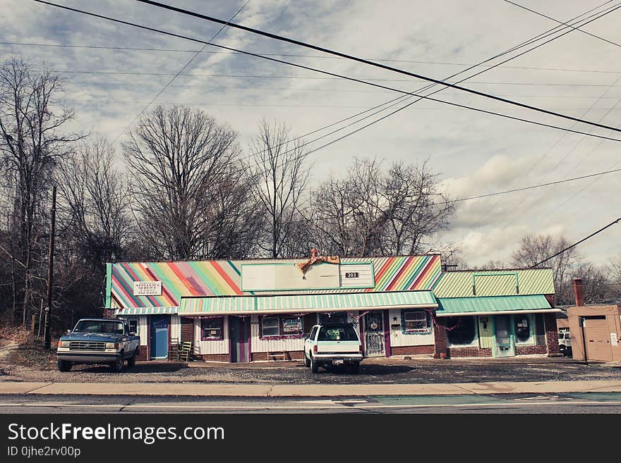 Photo of Cars Parked Outside the Store