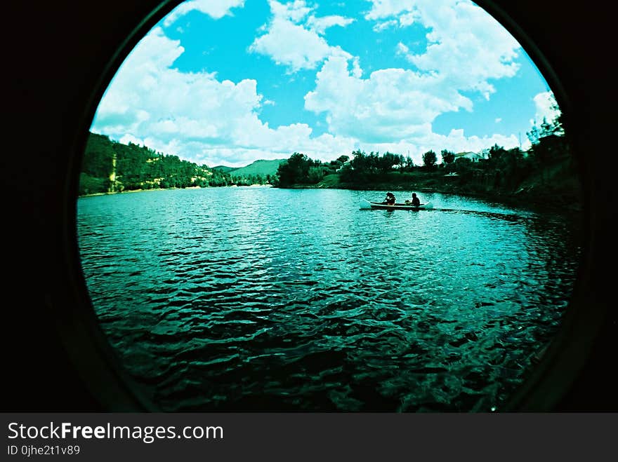 Fisheye Lens Photo of River