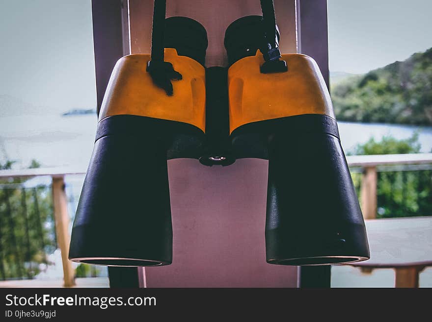 Photo of Black and Yellow Binoculars