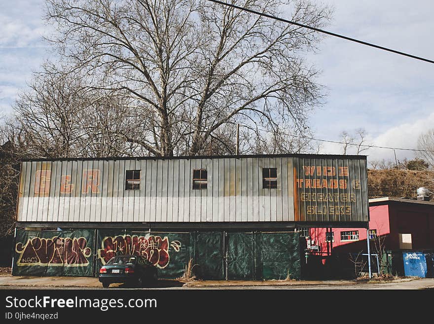 Old Building With white Walls