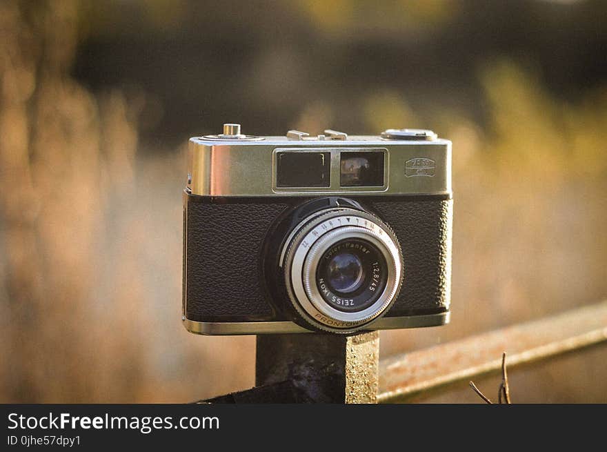 Close-up Photography of Vintage Camera