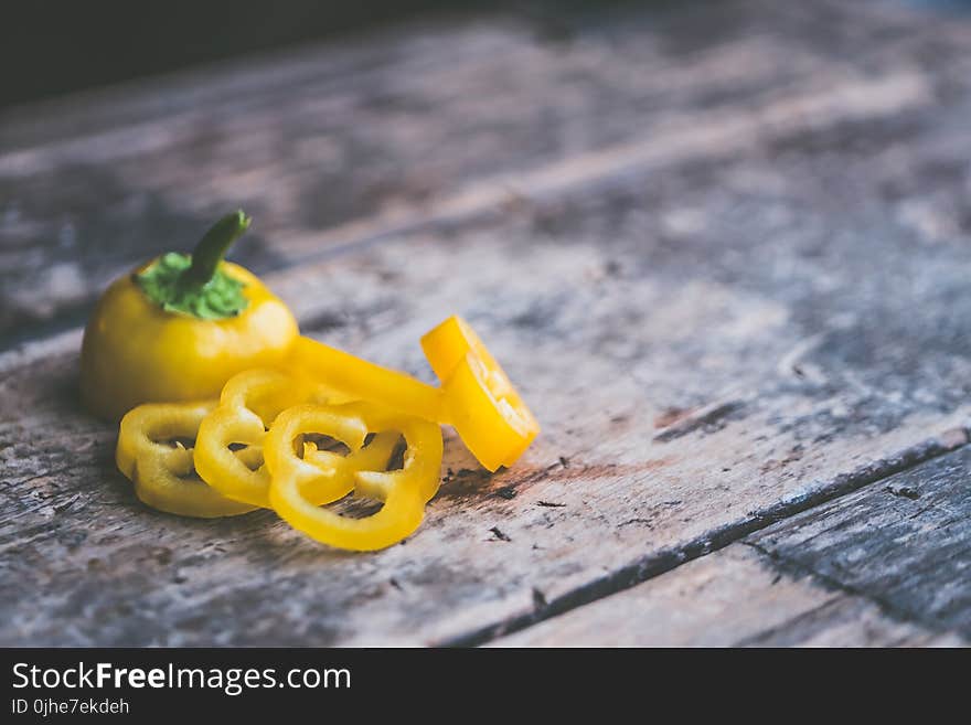 Sliced Yellow Pepper