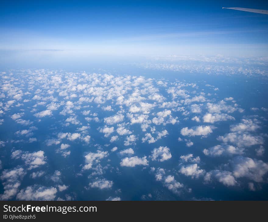 White Clouds And Blue Sky