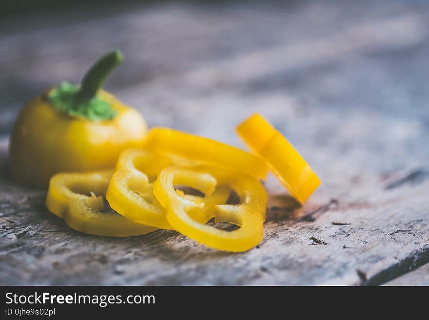 Sliced Yellow Bell Pepper