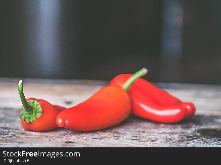 Three Bell Peppers