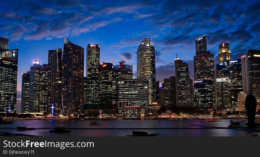 Photography of City During Dusk