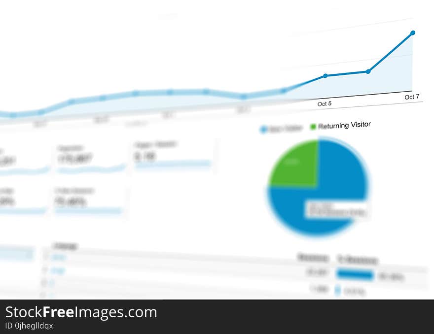 Blue and Green Pie Chart