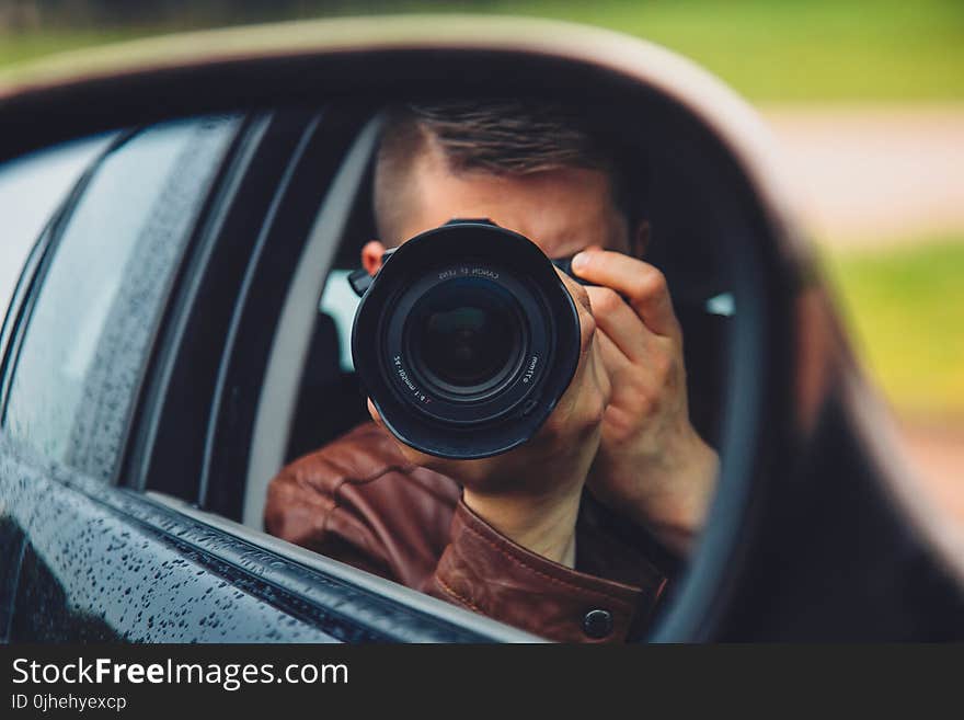 Man Taking Mirror Shot