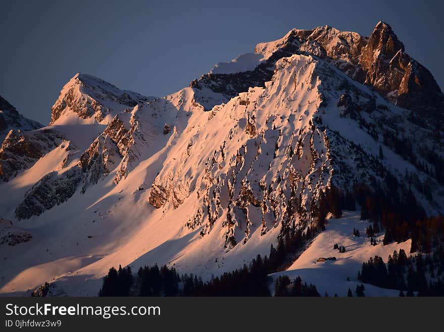 Mountainous Landforms, Mountain, Mountain Range, Nature