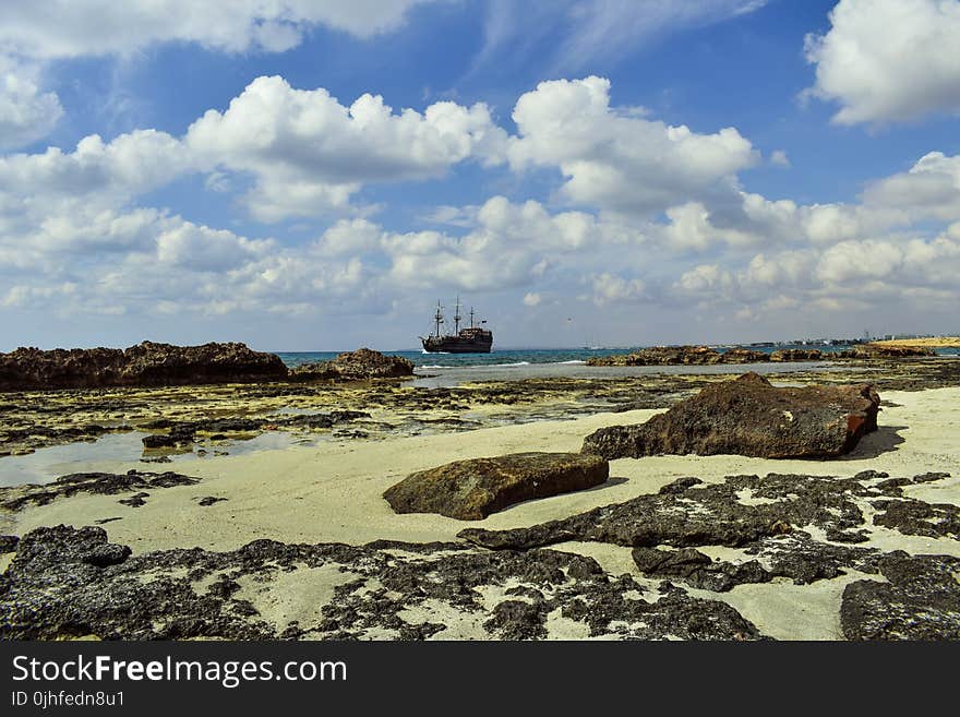 Coast, Sea, Cloud, Shore