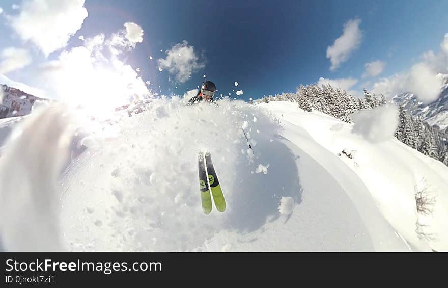 Person Skiing