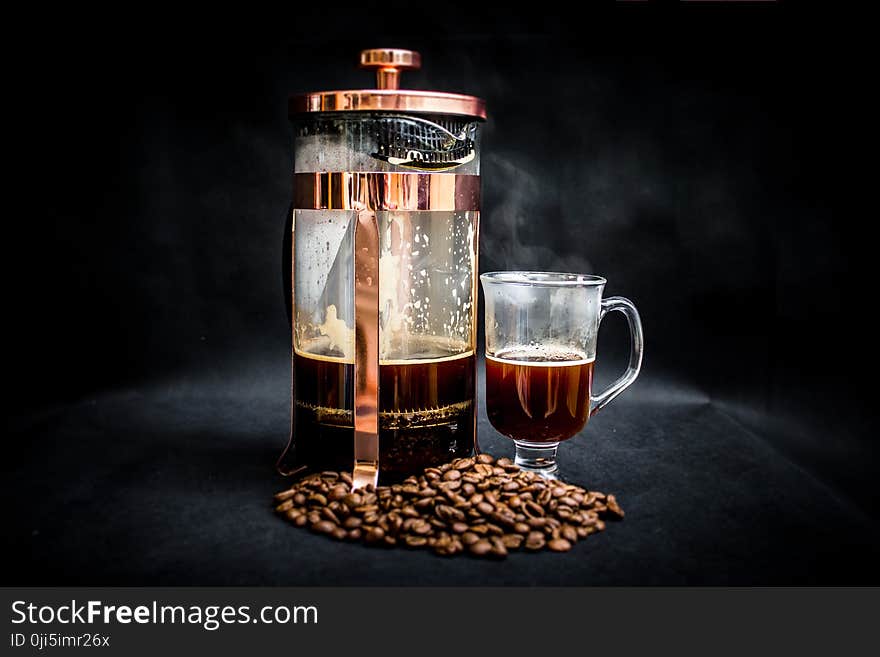 Photo of Coffee Warmer Pump Jar Filled With Coffee