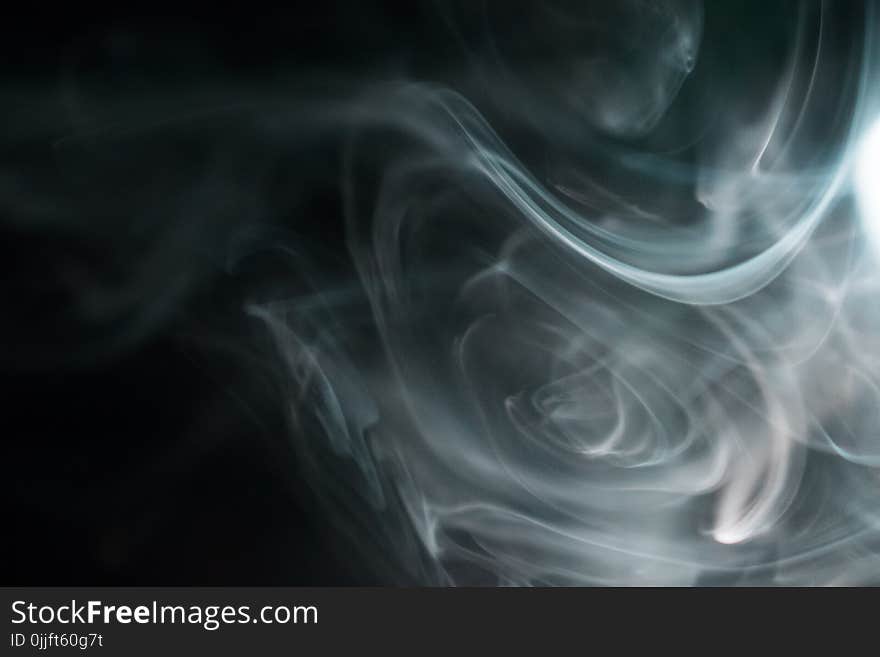 Gray Smoke Graphic Wallpaper