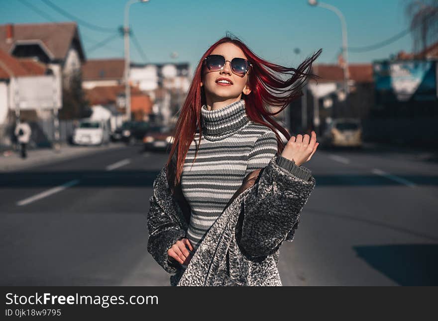 Woman Waving Her Hair