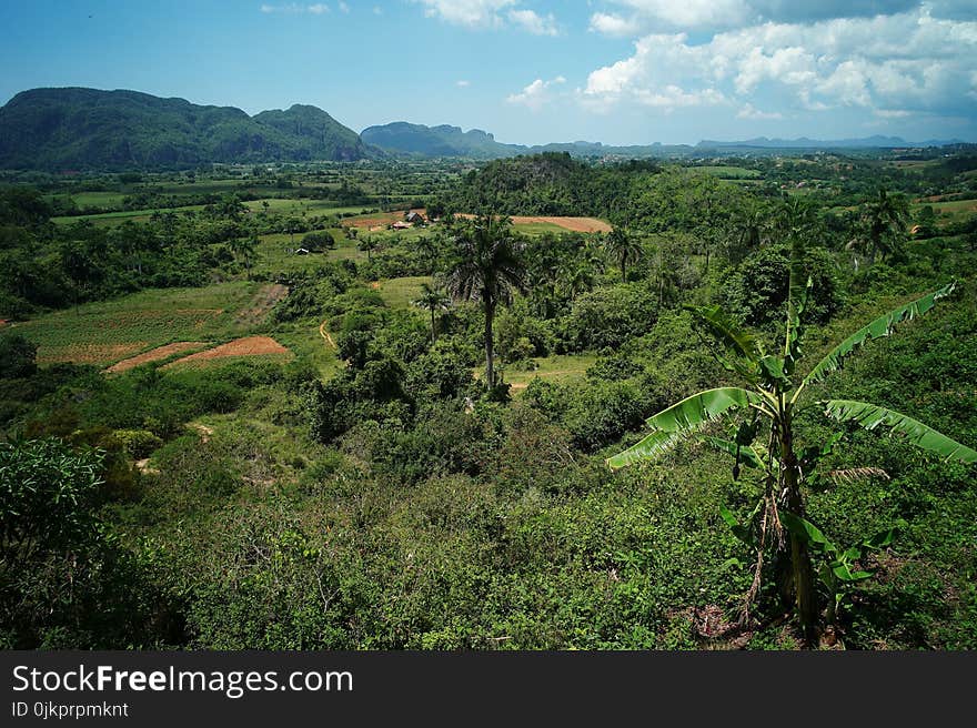 Scenic view of Vinales Valley in Cuba