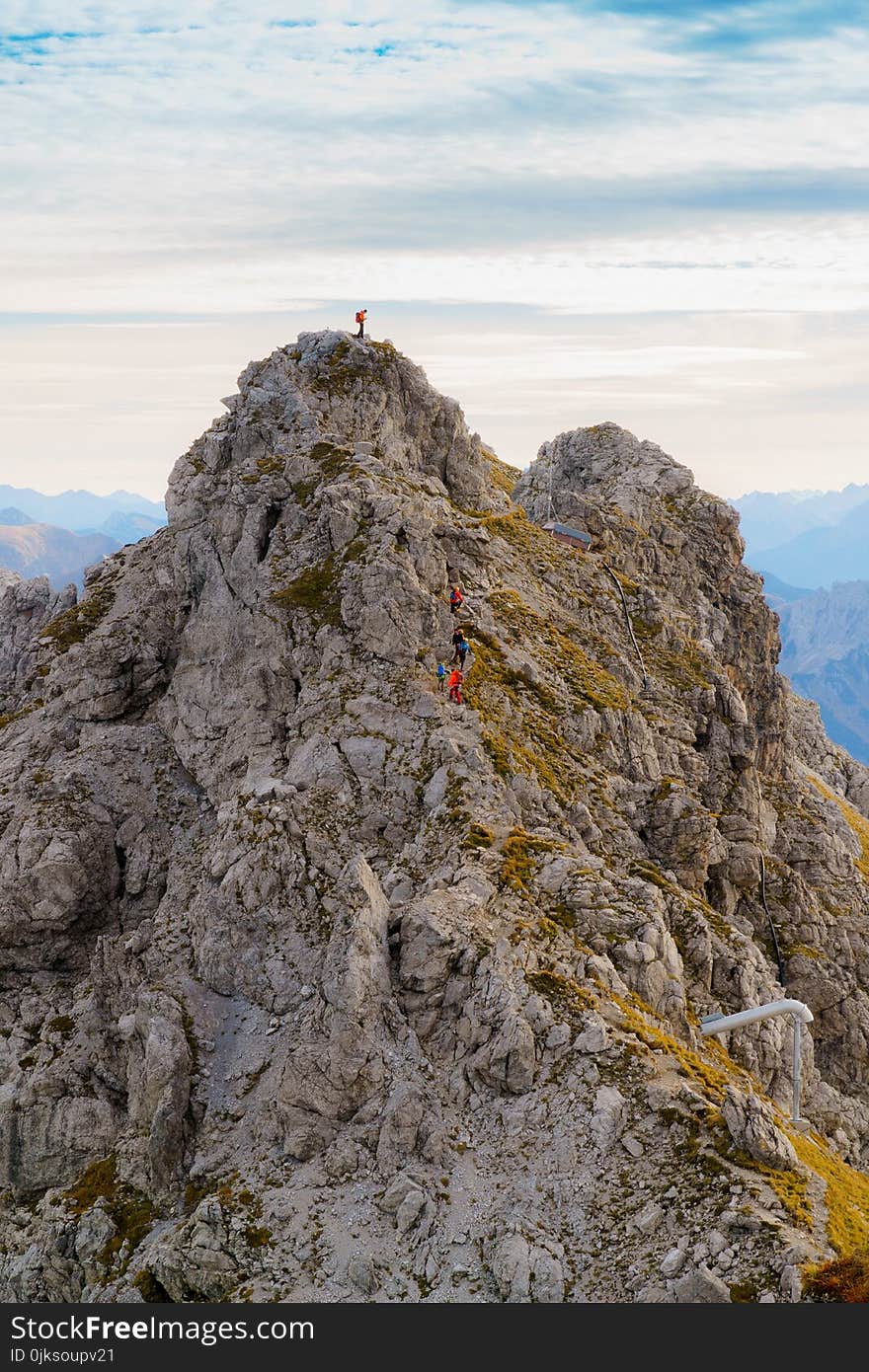 Mountainous Landforms, Mountain, Ridge, Arête