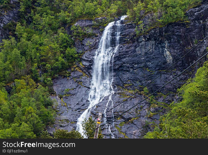 Close-up Photo of Waterfalls