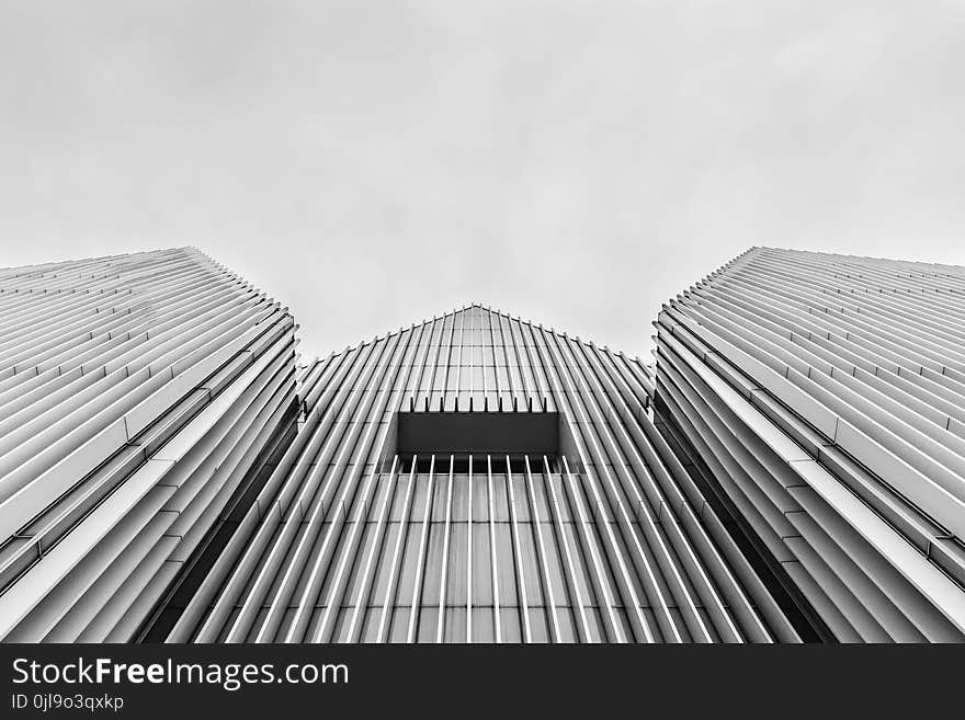 Low Angle View of High Rise Building