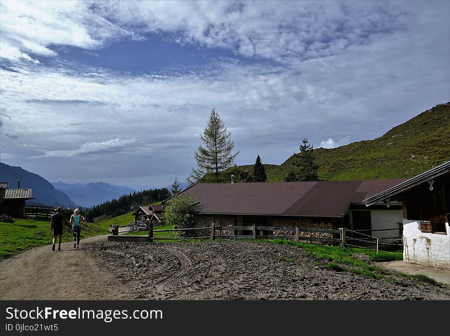 Sky, Cloud, Mountainous Landforms, Mountain