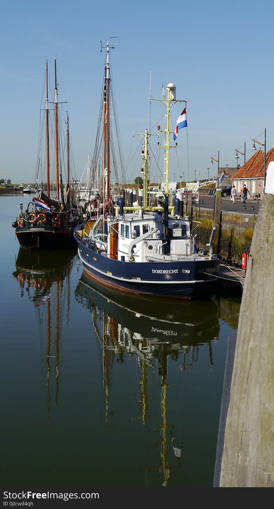 Waterway, Water, Reflection, Harbor