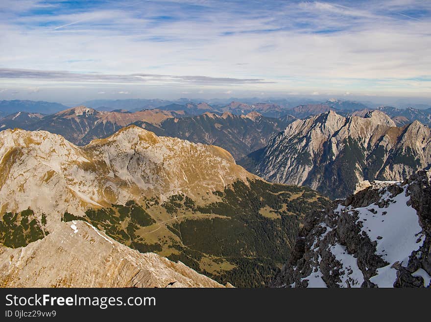 Mountainous Landforms, Ridge, Mountain, Mountain Range